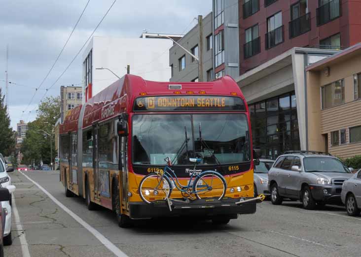 King County New Flyer DE60LFR 6115